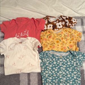 Carter's Floral and Graphic Bodysuit Collection